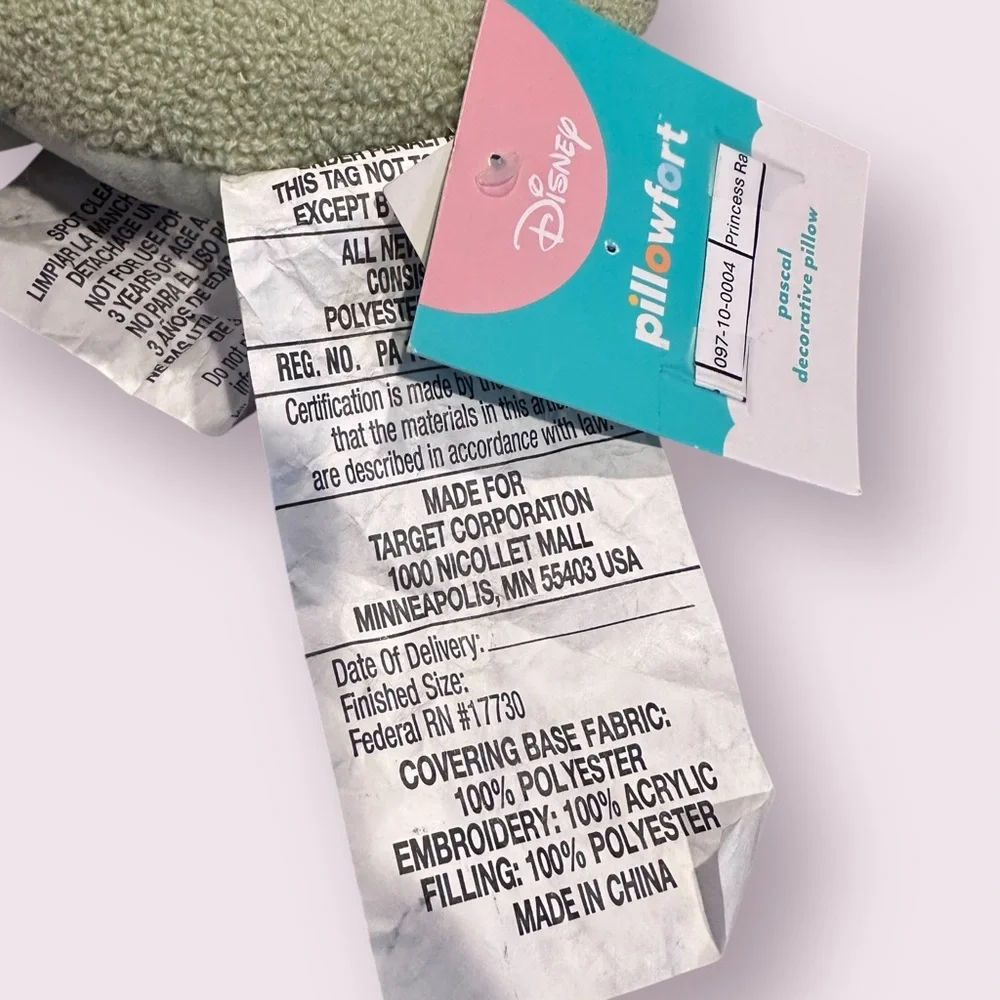 NWT Disney Target Pillowfort Rapunzel Pascal Decorative Pillow Plush - Picture 4 of 9